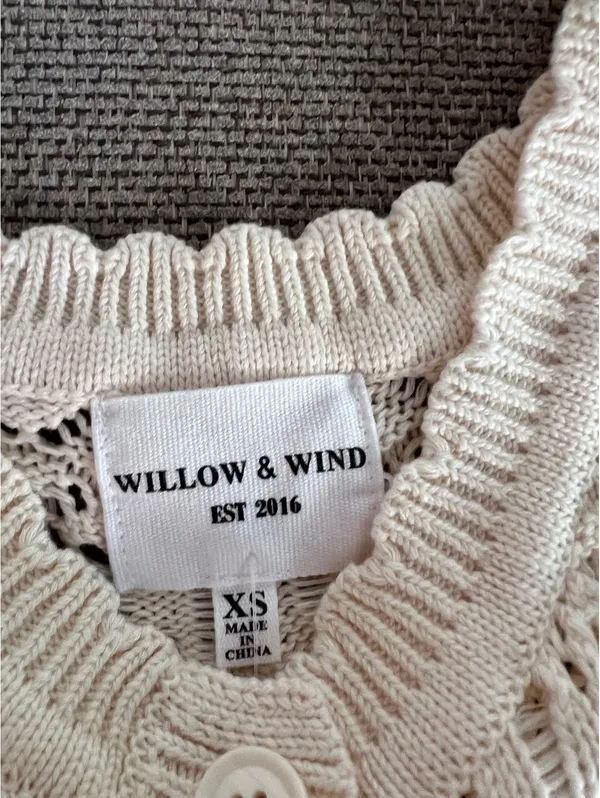 Willow & Wind Tank Sweater Size XS - Image 2