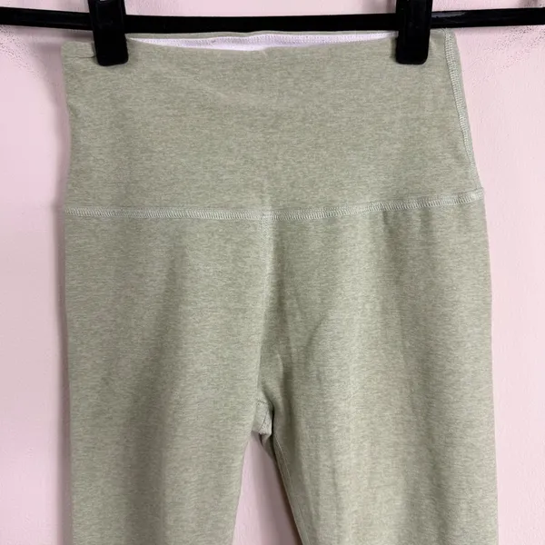 Beyond Yoga Spacedye High Waisted Leggings Sage Green Heathered Small - Image 3