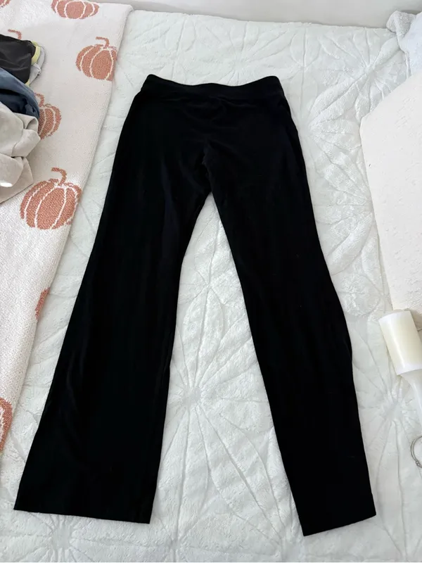 Danskin Black Flared Leggings - Image 3