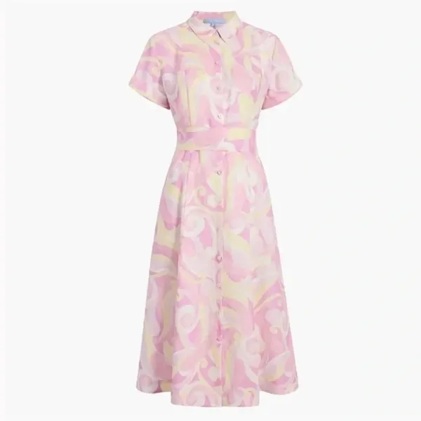 Hill House Lily Dress Pink Candy Kaleidoscopic - Image 4