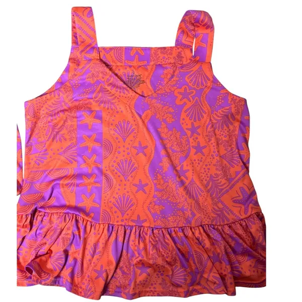 Cuddl Duds Cozy Sleeveless Soft Beach Theme Print Pajamas Set Sz S - Image 8