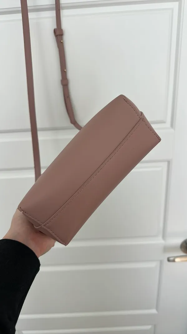 Samara Anthropologie Pink Vegan Leather Bag - Image 8