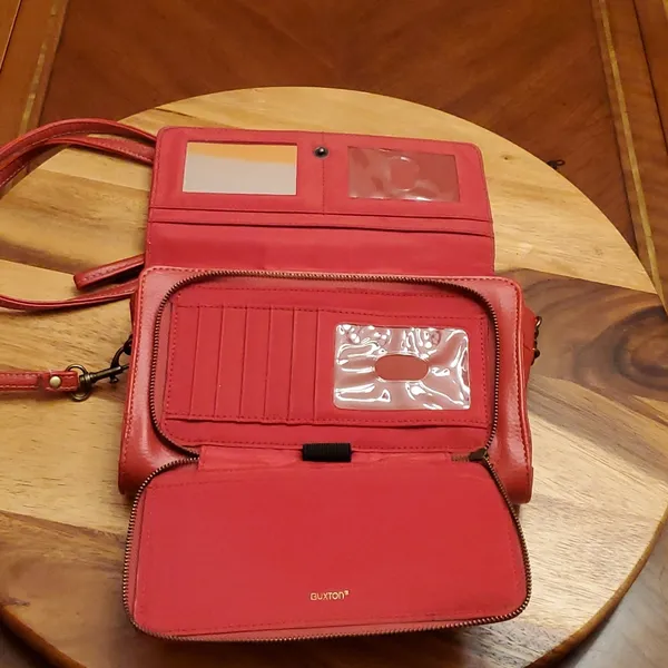 BUXTON RED CROSS BODY BAG - Image 5