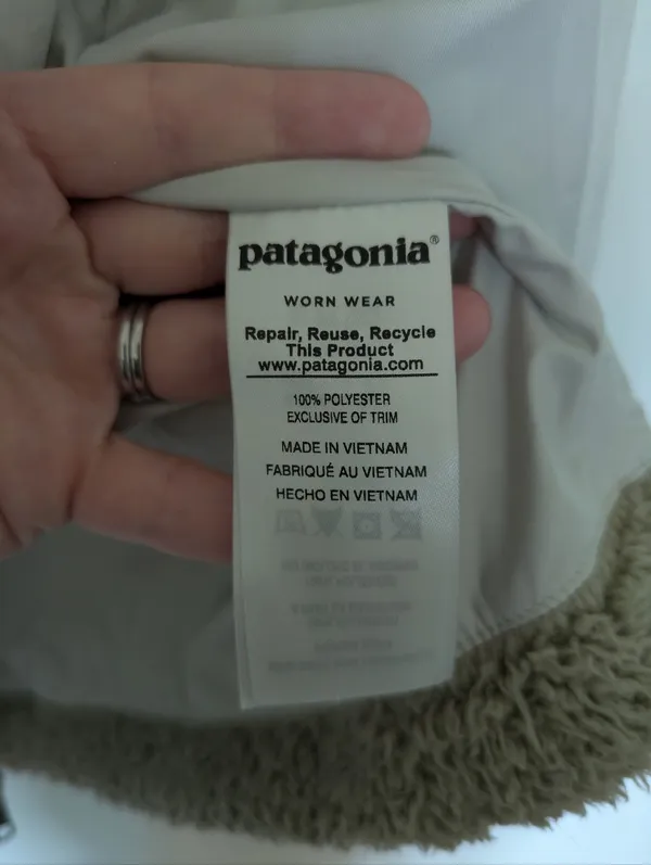 Patagonia Los Gatos Full Zip Fleece Vest 25216 El Cap Khaki Medium - Image 8