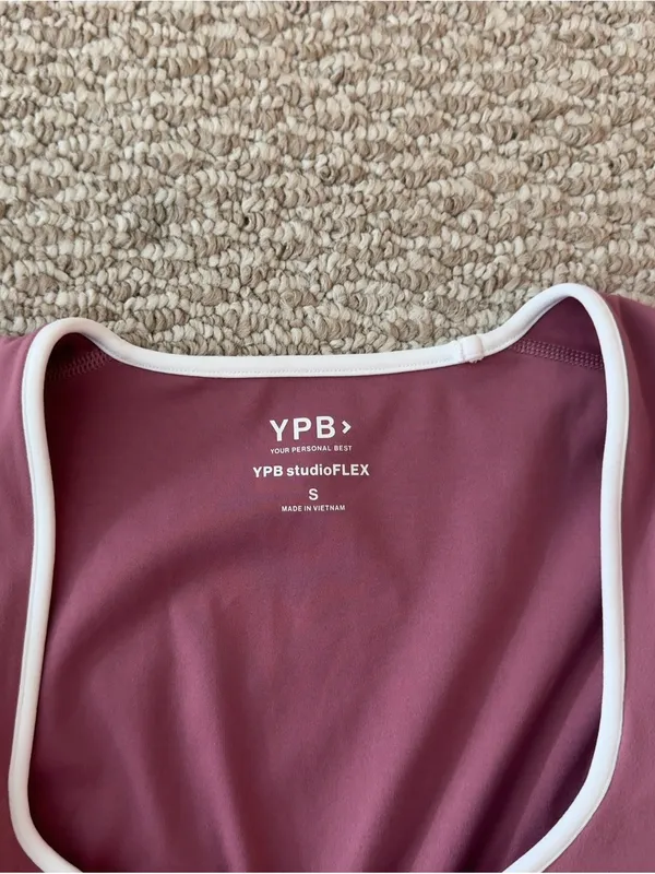 Abercrombie & Fitch Mauve Pink Leggings & Sports Bra Set - Image 10