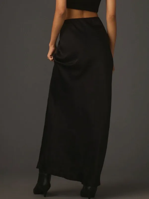 Anthropologie The Tilda Maxi Slip Skirt, Size XL - Image 4