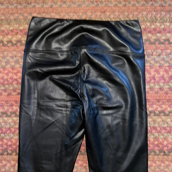 7 For All Mankind Vegan Faux Leather Leggings - Image 5