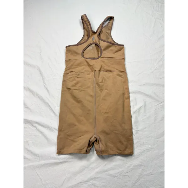 fp movement runsie light brown romper 1 piece. Size XS/S. activewear, athleisure - Image 2