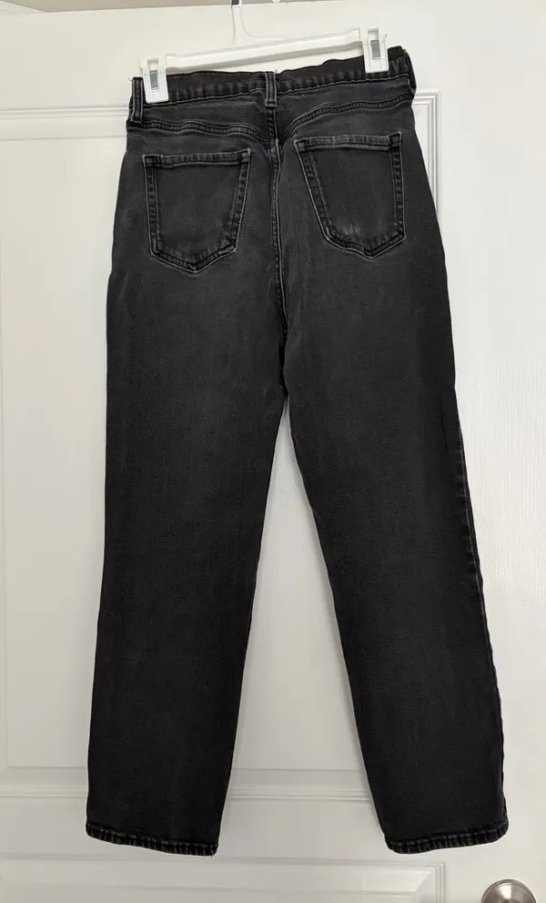 Old Navy Black Jeans High Rise Straight - Image 2