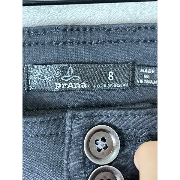 prAna Halle Pant Charcoal Gray Stretch Zion Bootcut Hiking Pants Women's Size 8 - Image 5