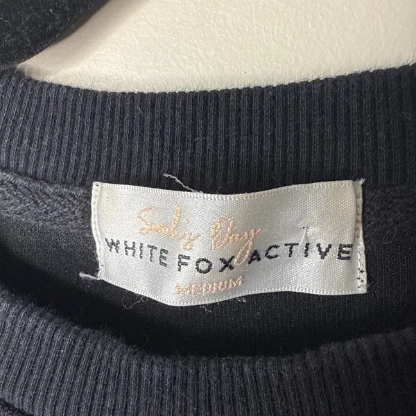 Sarah’s Day x White Fox Active All‎ I Do Is Brunch Blackout Sweater Medium - Image 6