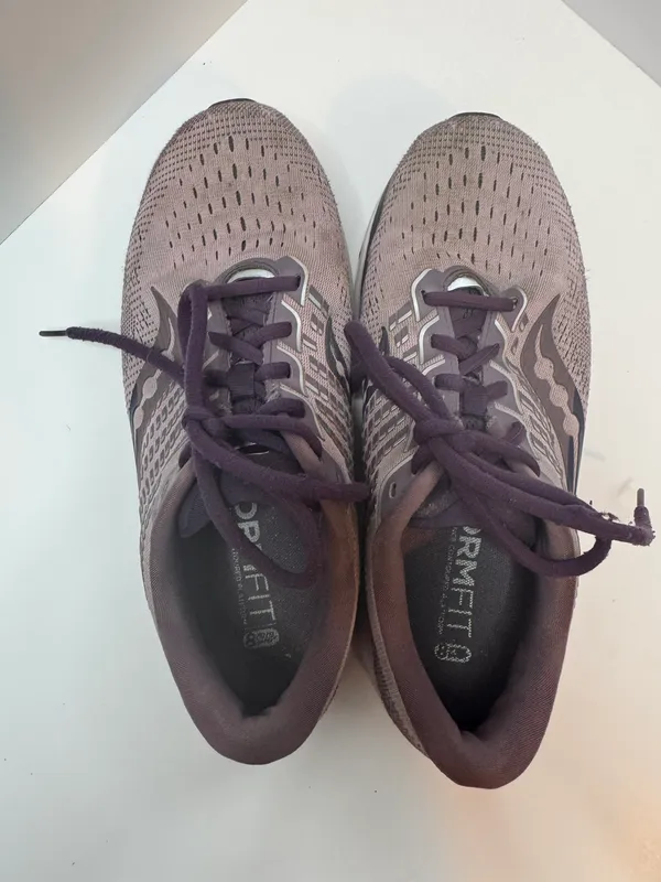 Saucony Ride 13 Purple Running Shoes Size 8.5 - Image 3
