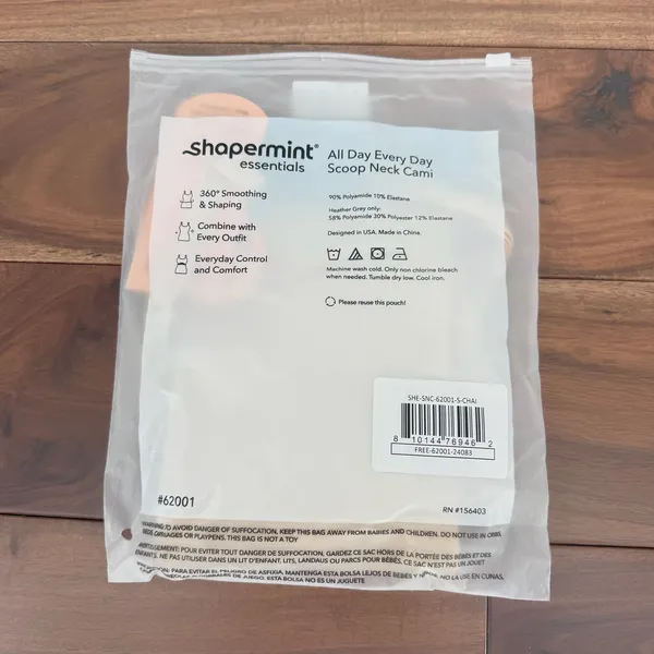 Shapermint Essentials All Day Every Day Scoop Neck Cami Chai S Smoothing Shaping - Image 6