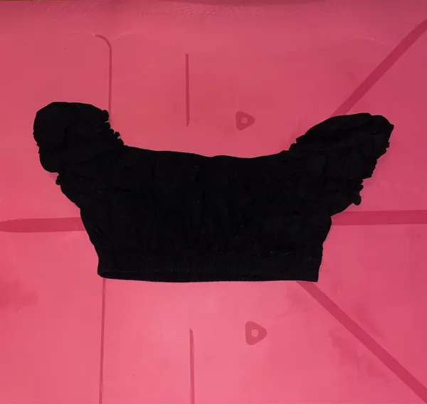 J. Galt Black Crop Top  - Image 4