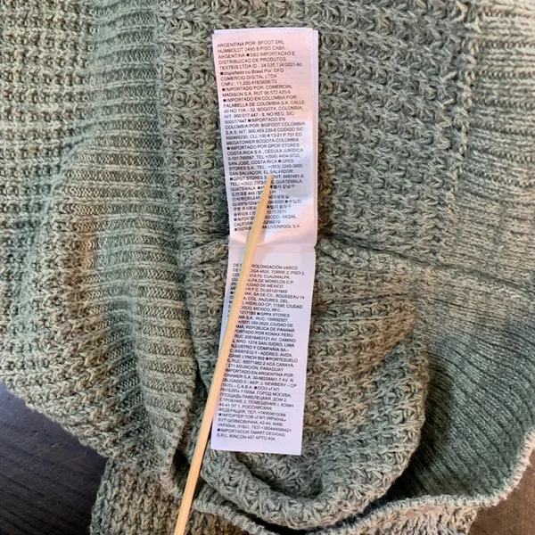 GAP Womens XS Olive Green Waffle Knit Hoodie Drawstring‎ Pullover Casual - Image 7