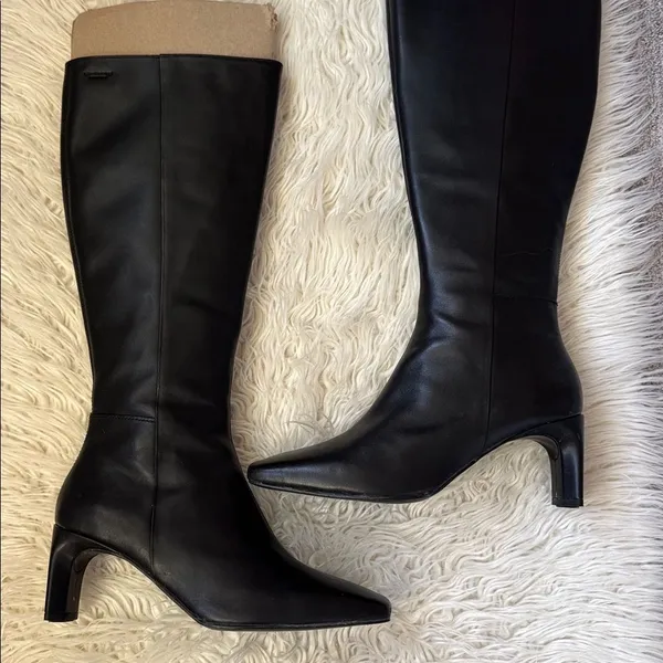 Vagabond Vendela Black Leather Tall Boots - Image 11