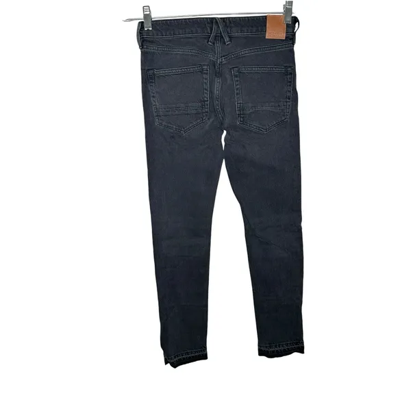 Free People NWT Raw High Rise Jeggings Skinny Jeans Washed Black Size 24 NWT - Image 3