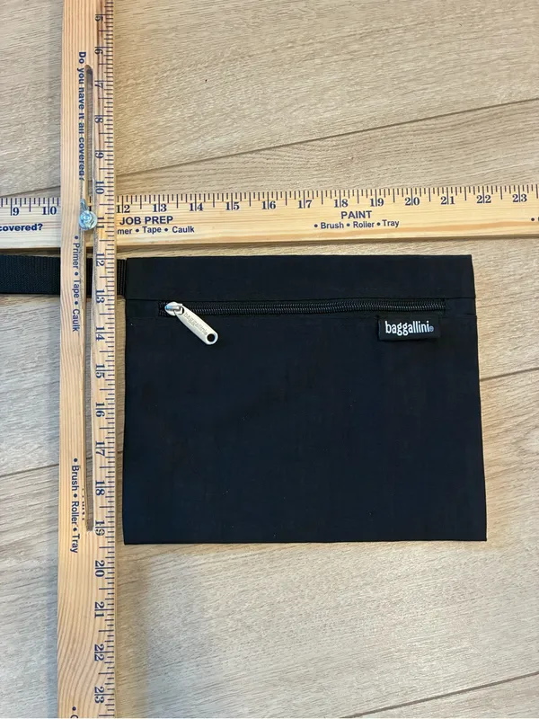 Baggallini Black Travel Pouch Wristlet - Image 2