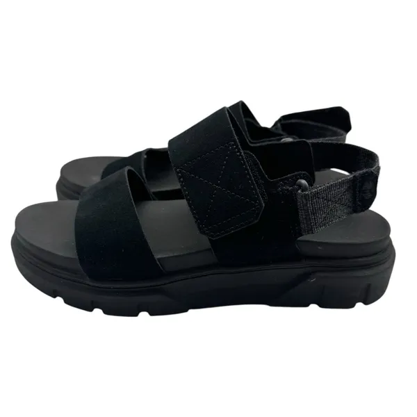 Timberland Greyfield 2 Black Strappy Leather Adjustable Sandals Women’s Size 8.5 - Image 2