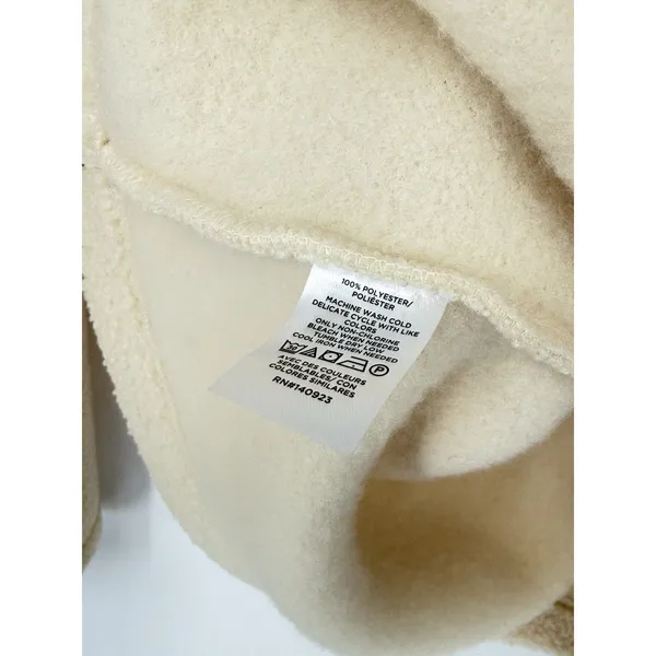 LOFT Fair Isle Mock Neck Sherpa S Top Pullover Turtleneck Sweater Teddy‎ NWT - Image 6