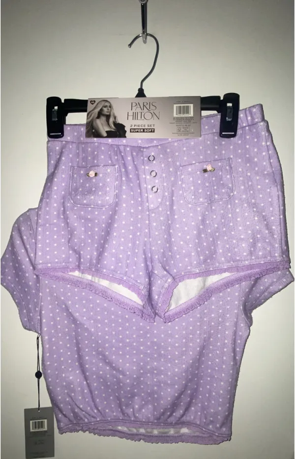 Paris Hilton Lavender Lounge Set Purple Size XS - Image 2