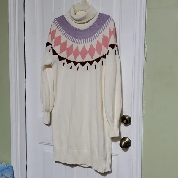 Free Assembly Jersey Dress Size L Pink Size L - Image 5
