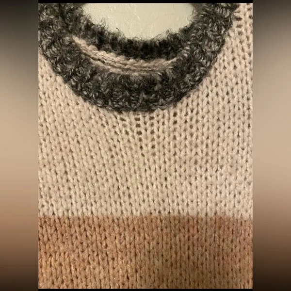 ⭐️American eagle outfitters striped jegging wool blend sweater size XS - Image 5