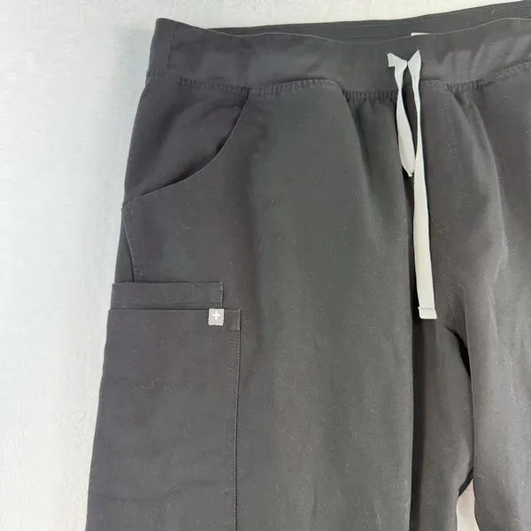 FIGS XL Black Pants Kade Cargo Scrub Straight Leg Doctor Nurse Dentists Women’s - Image 4