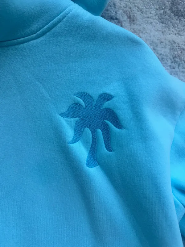 Pink Palm Puff Hoodie - Image 2