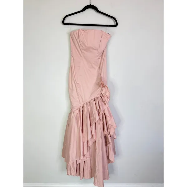 NEW Babyboo Angelina Maxi Dress Blush Size Medium - Image 4