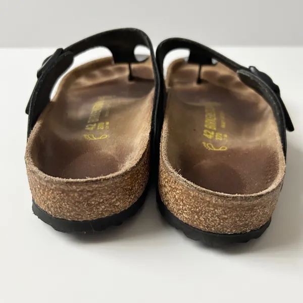 Birkenstock Gizeh Birko-Flor Patent Black Sandals Size 42 US 11 - Image 5