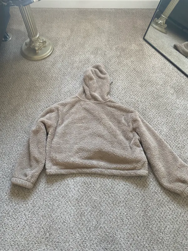 Boutique Cozy Crop Fleece Hoodie - Image 8