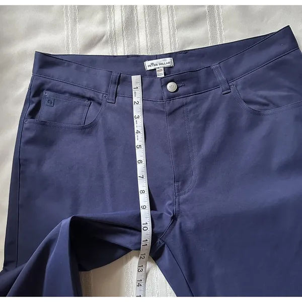 Peter Millar Pants Men’s Size 36X27.5 Navy Blue EB66 Performance Sport Golf - Image 10