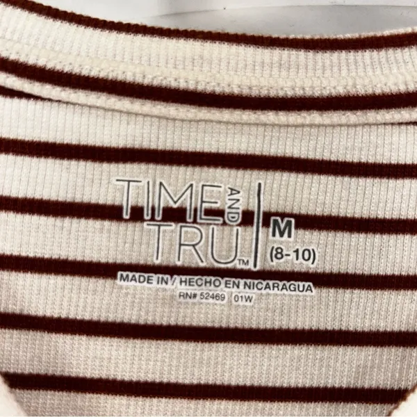 Women's Striped Long Sleeve Top - Image 2