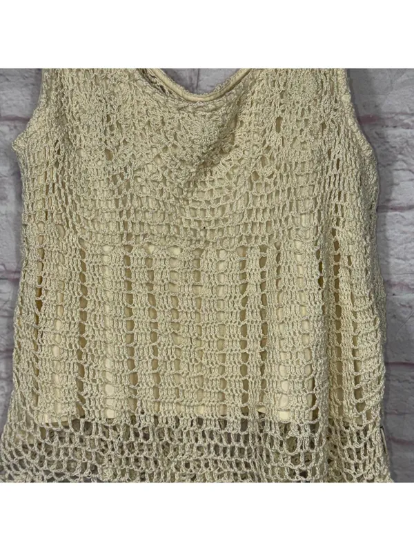 Billabong Medium Designer's Closet Crochet Tank Top - Image 2