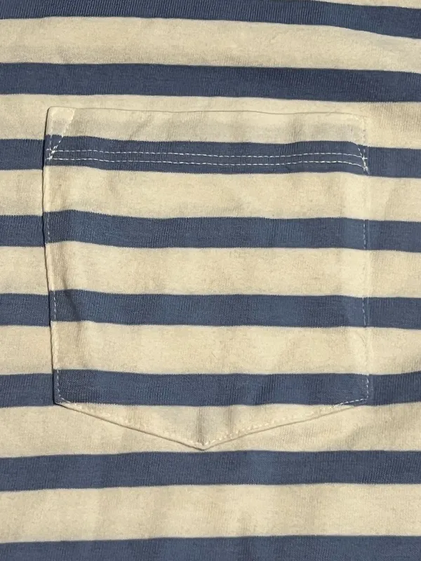 Womens medium petite GAP Blue/White Striped Pocket T-Shirt Dress-Casual Mini - Image 3