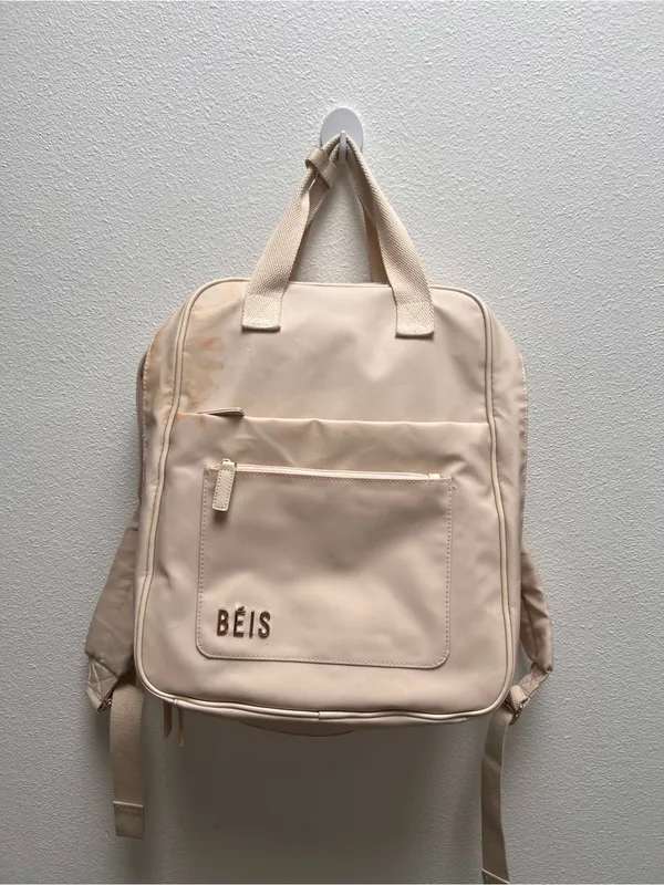 Beis The Expandable Backpack 
in Beige - Image 2