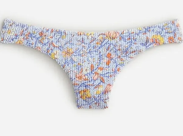 J.Crew Scrunchie Hipster Bikini Bottom Afternoon Floral Beach Plus Size 3X NWT - Image 2