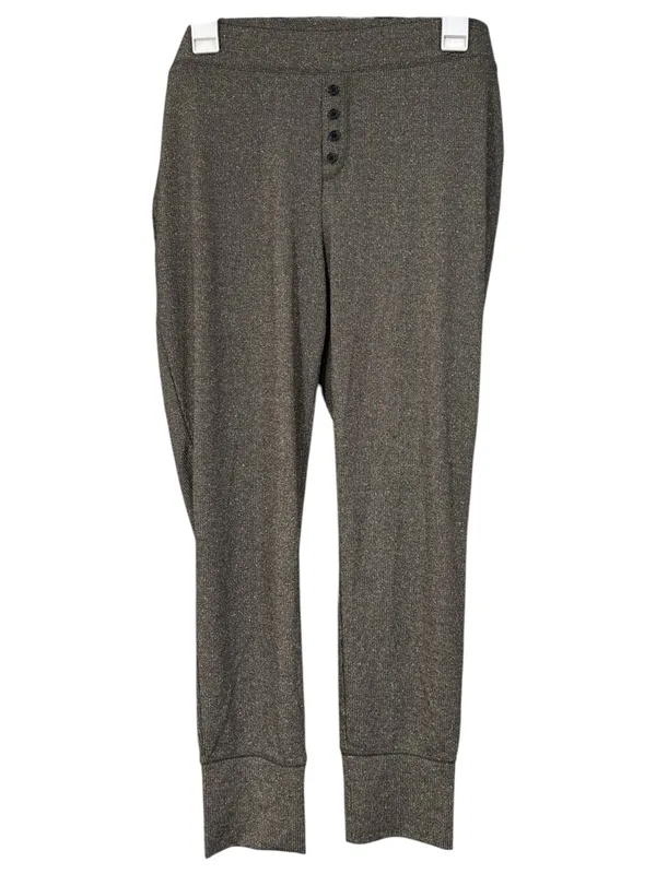 NWT Torrid Sleep Black Metallic Ribbed Long Sleeve Legging SET Size 2X - Image 3