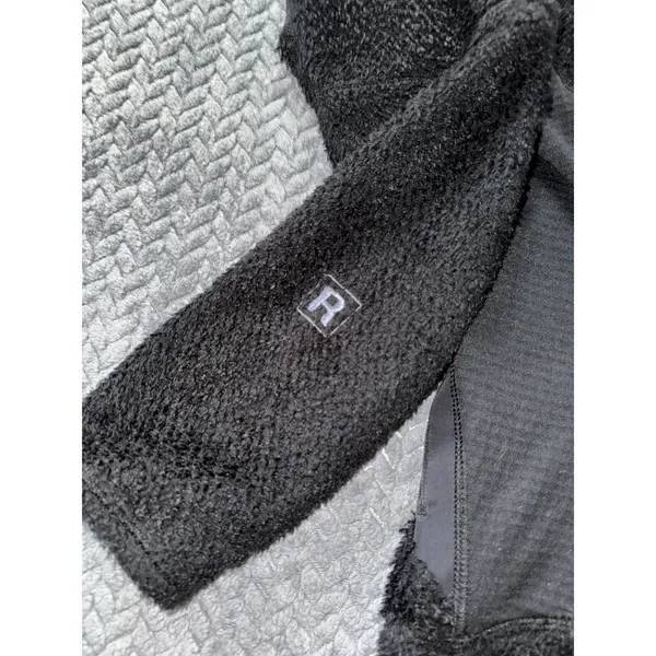 Patagonia Women's Black R1 Polartec Power Grid Full-Zip Fleece Jacket Sz Medium - Image 4