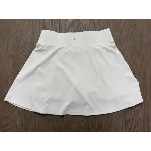 Lou & Grey Luvstretch White Overlap Skort Women’s Large Sporty Stretch - Image 3