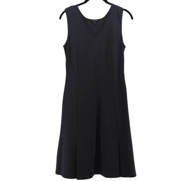 Theory Navy Blue Chic Careerwear‎ Going Out Mini Dress Women’s Size S - Image 2