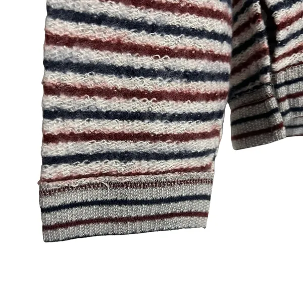 Free People Little Ann Blue Red Striped Dolman Sleeve Sweater Top Size XS - Image 6