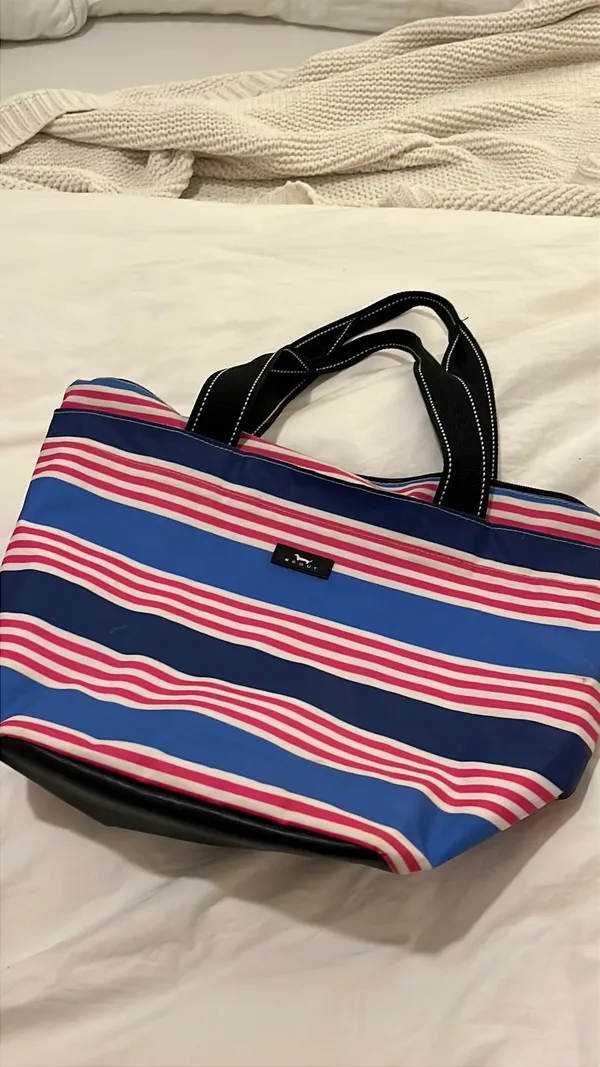 Scout Tote Bag Blue - Image 2