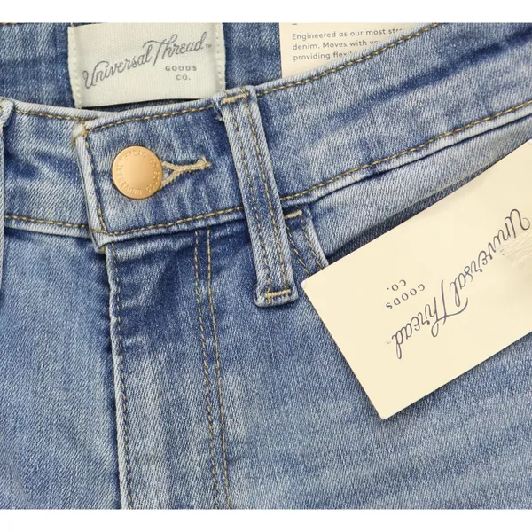 NWT Universal Thread High-Rise Skinny Jeans 88008499 Light Wash Blue 00 Short - Image 5