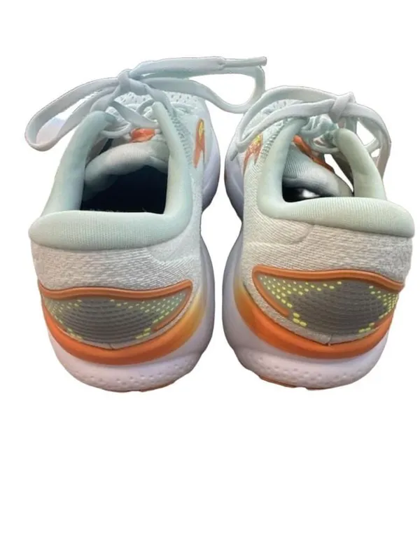 Brooks Ghost 16 Size 8.5 Light Blue Orange Running Shoes - Image 6