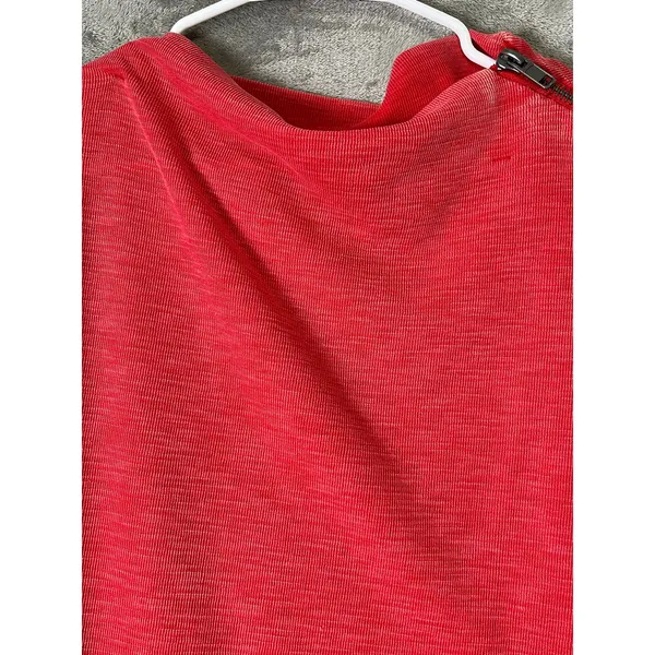 Free People Nikala Ribbed Pullover Slouched Asymmetrical Long Sleeve Casual XS - Image 3