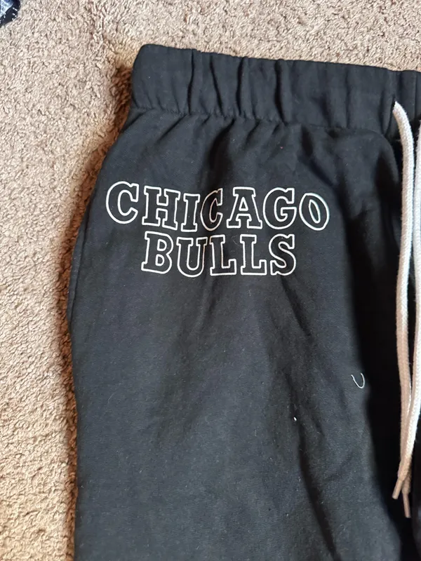 NBA Chicago bulls black sweatpants - Image 3