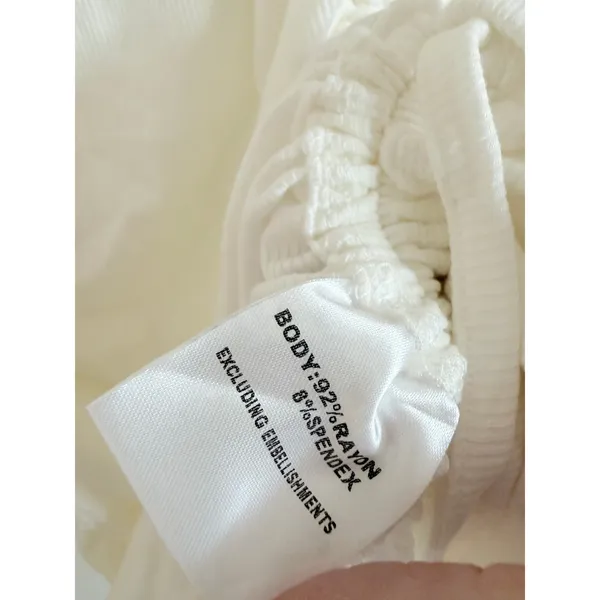 Princess Polly Mini Dress Women‎ 4 White Ruched Long Sleeve Bodycon Party Club - Image 6