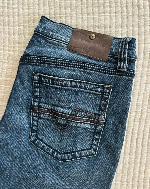 Cody James Mens Jeans Blue Size 32 - Image 3
